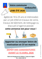 Jobs d'�t� 2026
