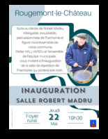 Inauguration de la salle Robert Madru