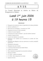 R�union du Conseil Municipal
