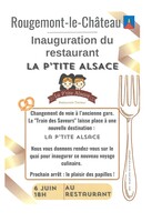 Inauguration du restaurant La P'tite Alsace
